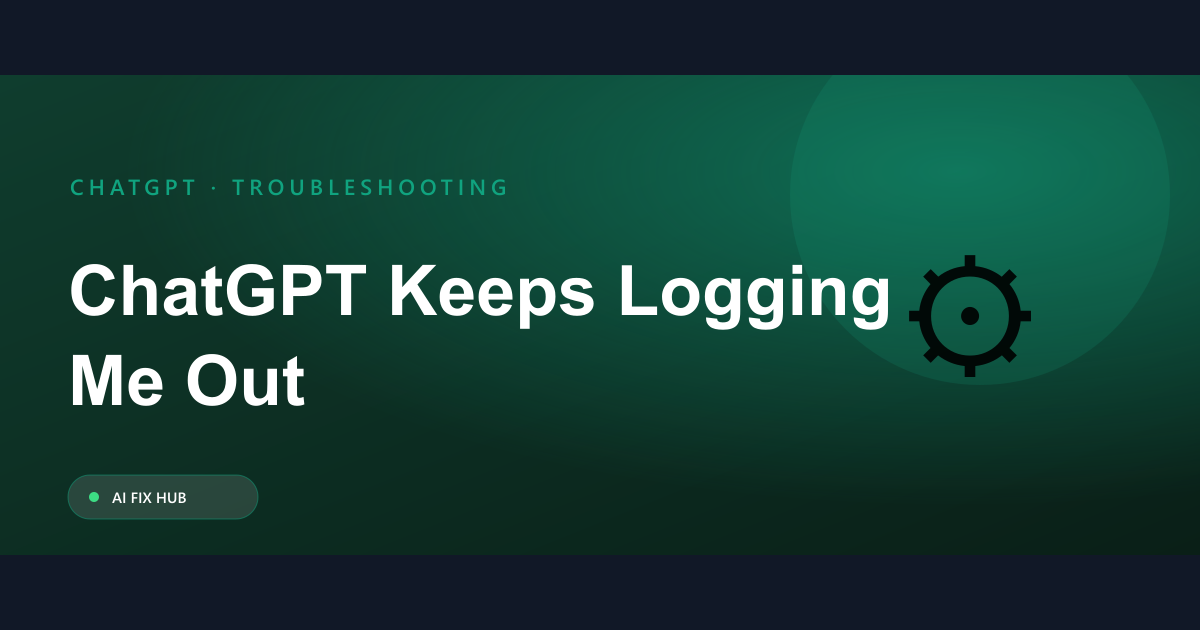 ChatGPT Keeps Logging Me Out Fix: Quick Solutions