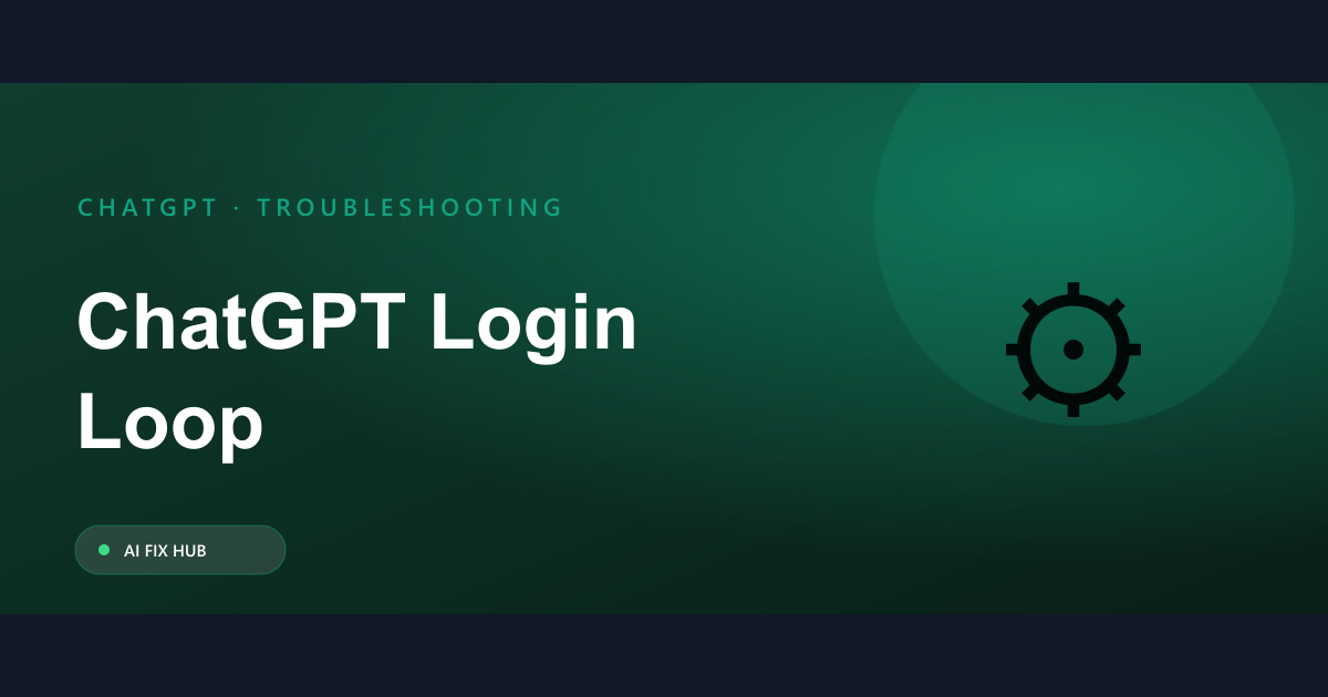 ChatGPT Login Loop Fix: Stop the Endless Cycle