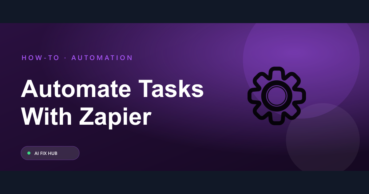 How to Automate Your Daily Tasks With ChatGPT and Zapier