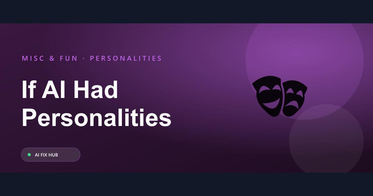 If AI Models Had Personalities: A Lighthearted Comparison