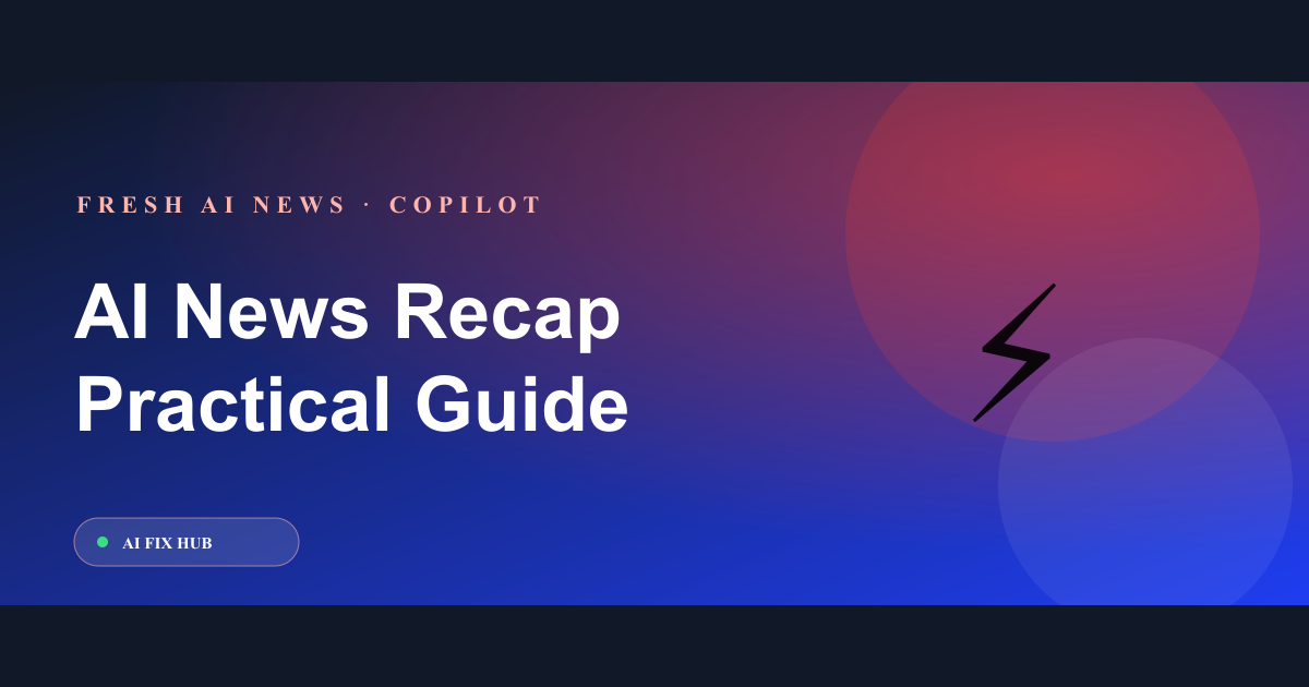 AI News Recap: The Week Claude, Copilot and Gemini Changed the Map