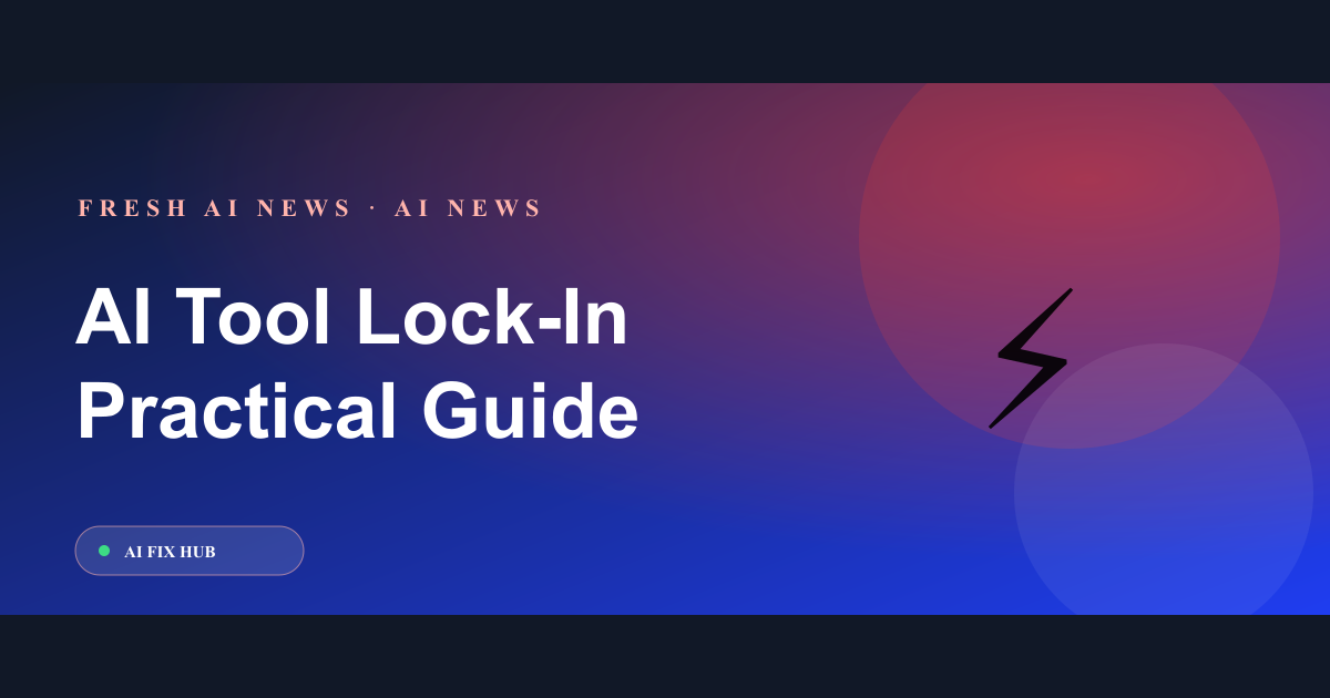 AI Tool Lock-In: How To Keep Your Prompts Portable