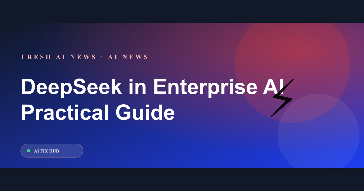DeepSeek in Enterprise AI: Why Cheap Models Are Back in the Conversation