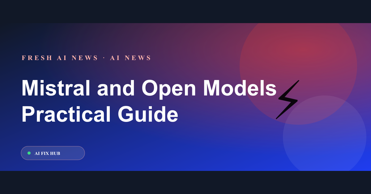 Mistral and Open Models: Why Teams Are Reconsidering Self-Hosting