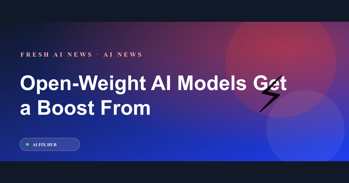 Open-Weight AI Models Get a Boost From the Anthropic Restrictions